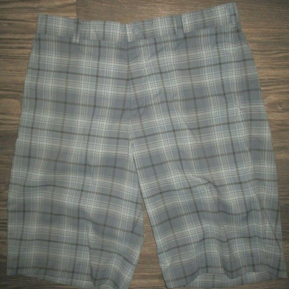Nike Golf Other - Nike Golf Tour Performance Plaid Shorts 33 Grey